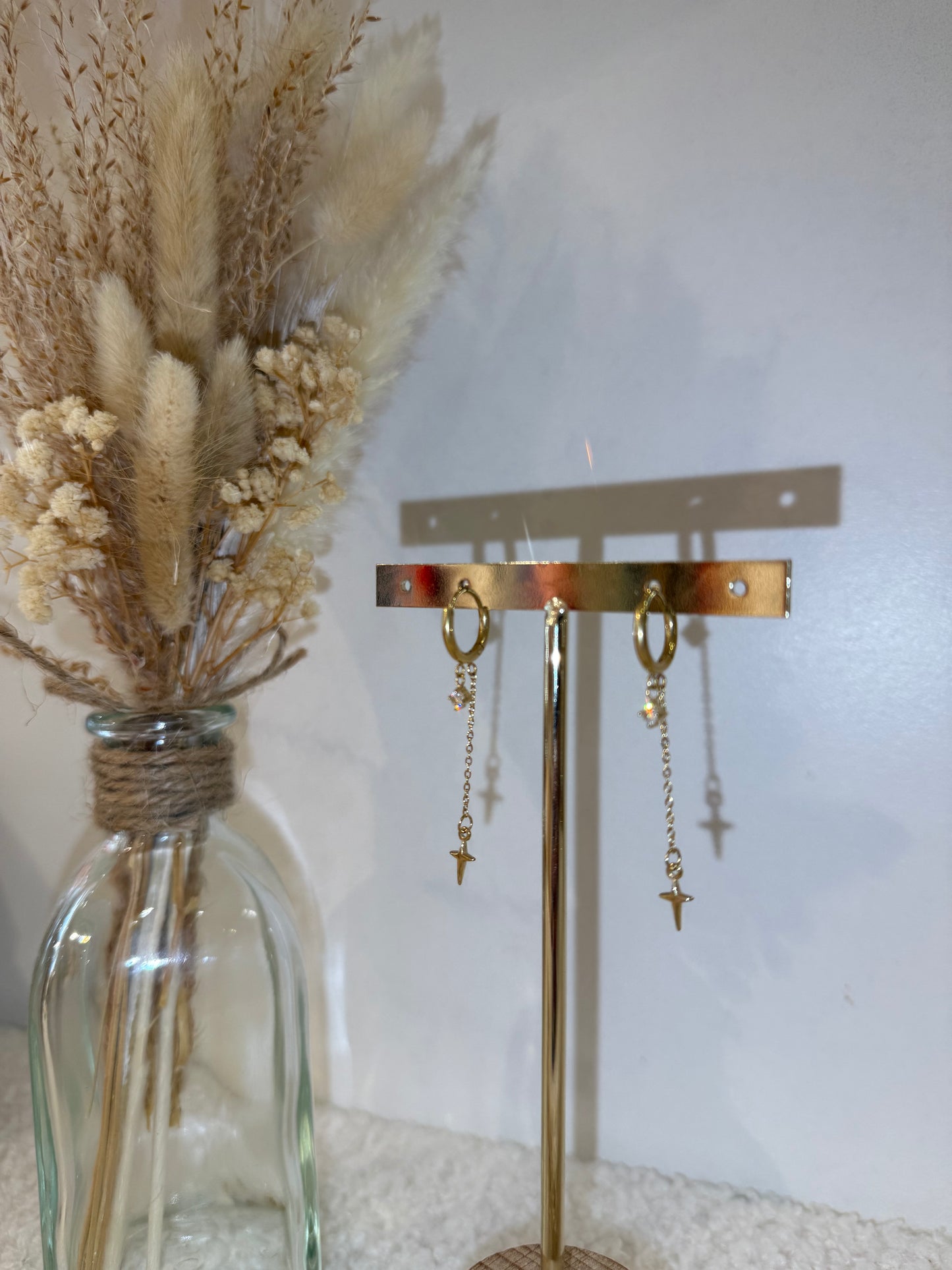 Boucles d'oreilles best seller Laure en acier inoxydable