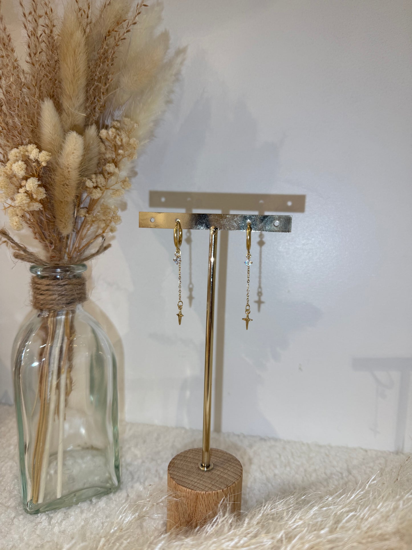 Boucles d'oreilles best seller Laure en acier inoxydable