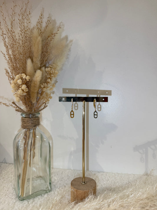 Boucles d'oreilles best seller Réjane en acier inoxydable