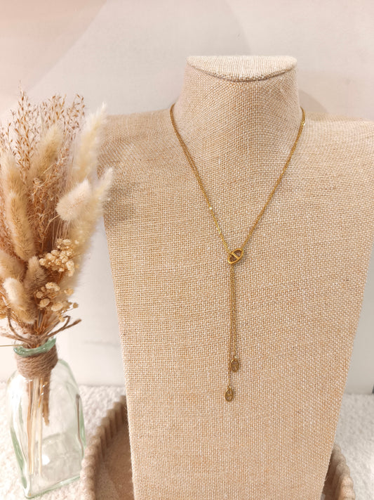 Collier Y best seller Céline en acier inoxydable