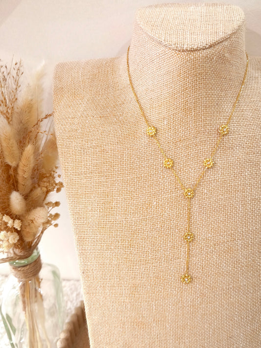 Collier Y Augustine en acier inoxydable