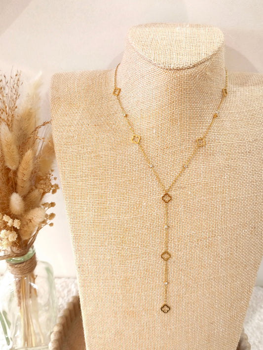 Collier Y best seller Léa en acier inoxydable