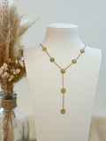 Collier Y Augustine en acier inoxydable