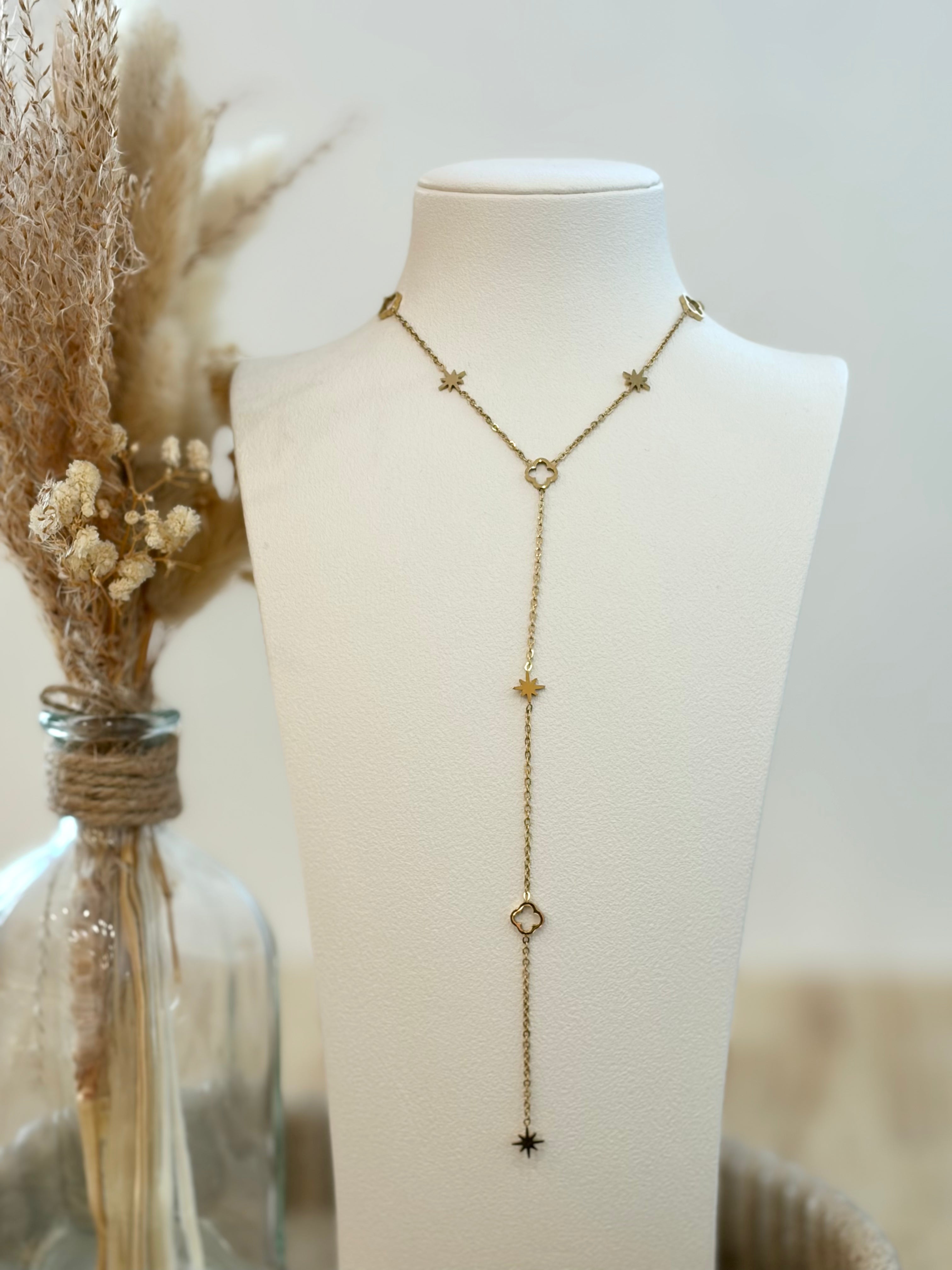 Collier Y Mira en acier inoxydable
