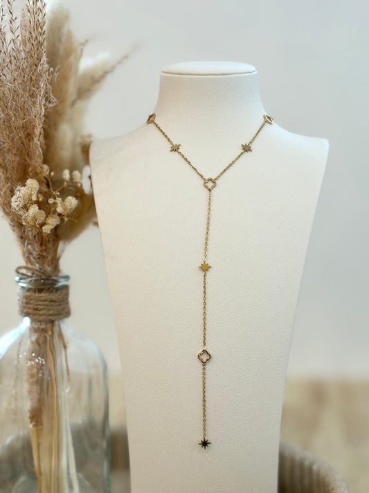 Collier Y Mira en acier inoxydable