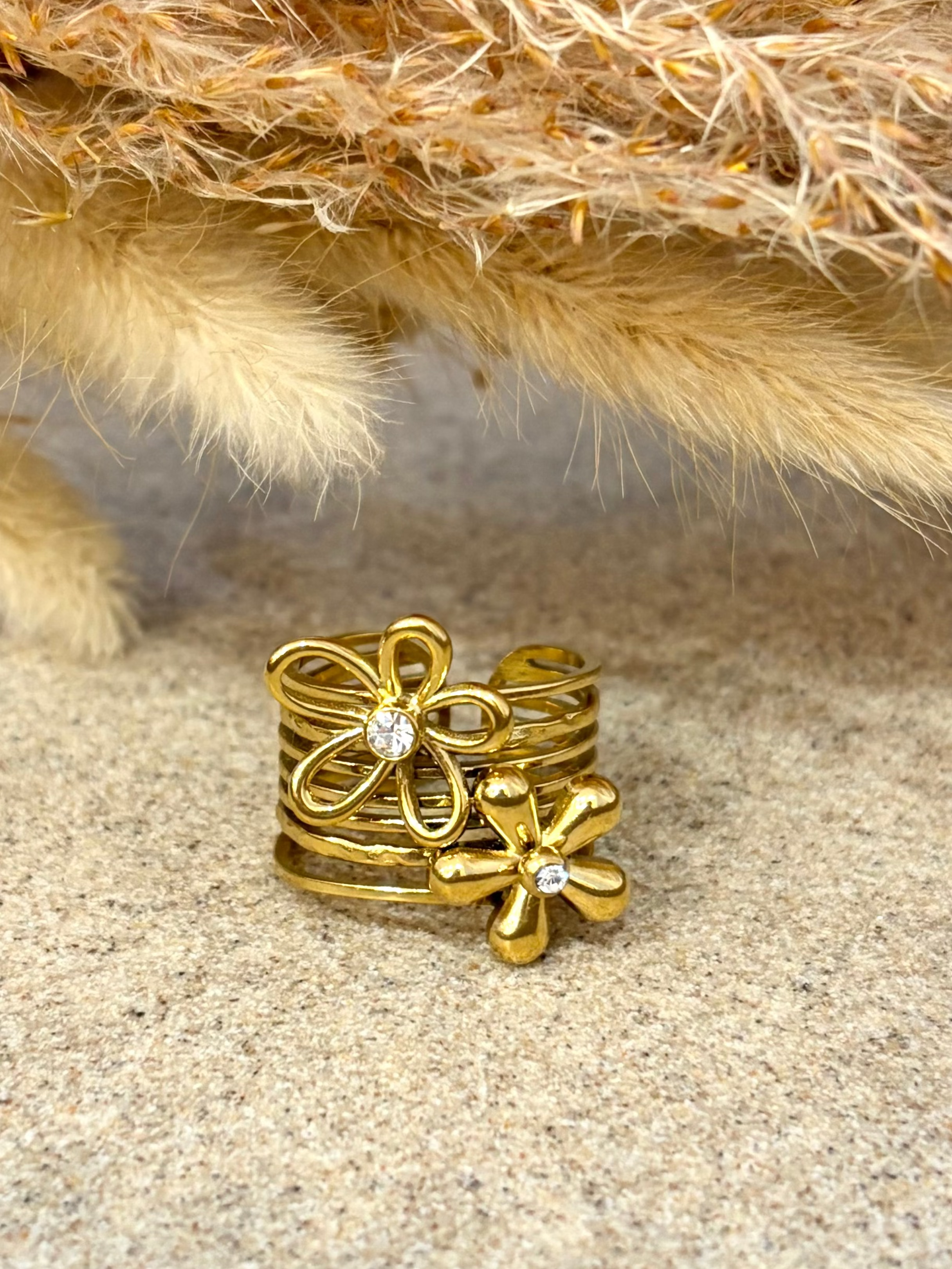 Bague Léaya en acier inoxydable