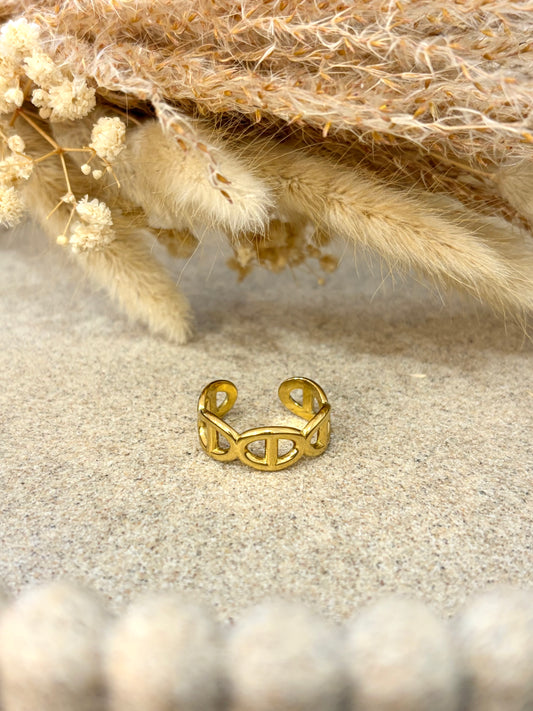 Bague en acier inoxydable Lyria