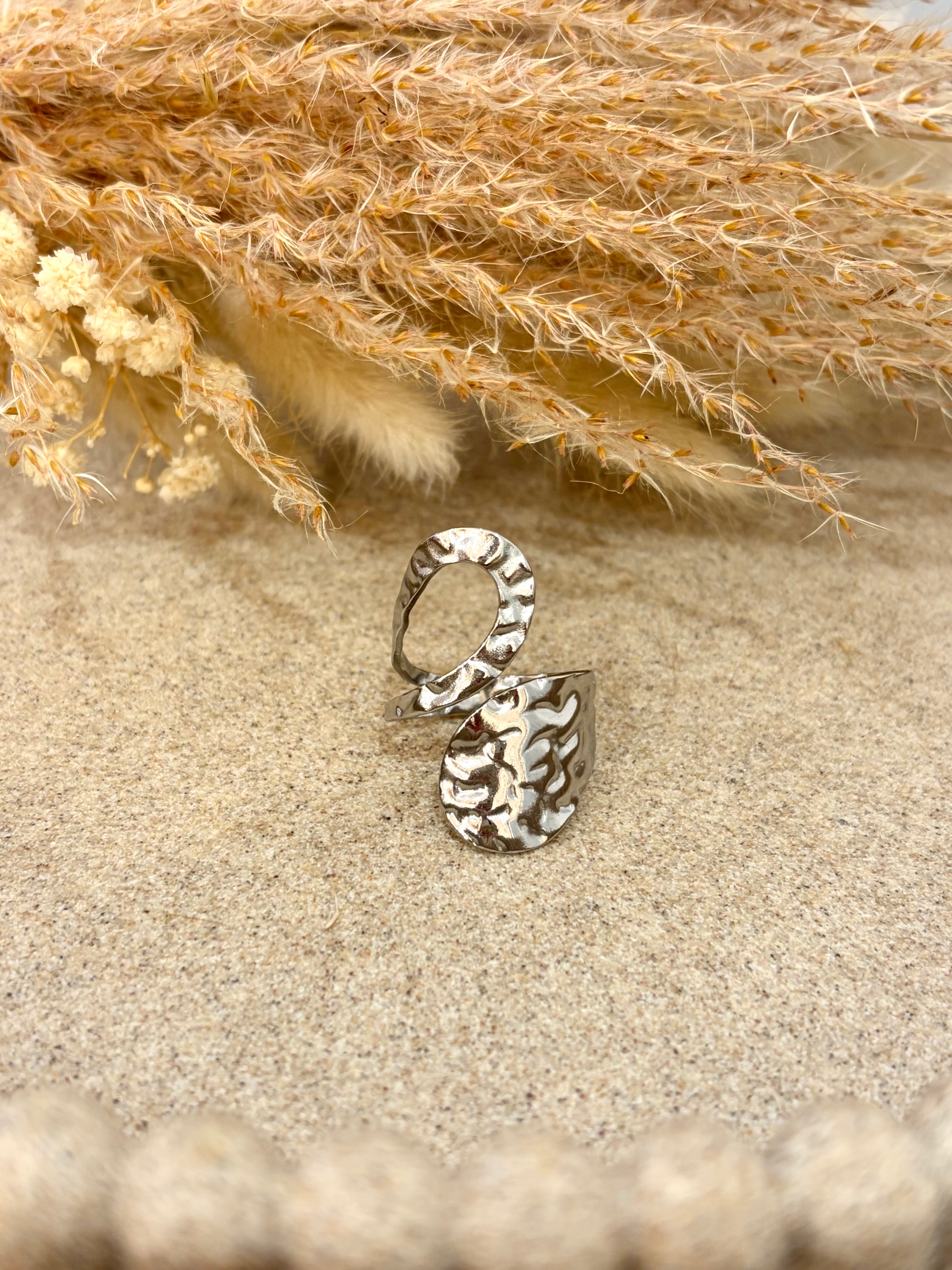 Bague en acier inoxydable Celestia