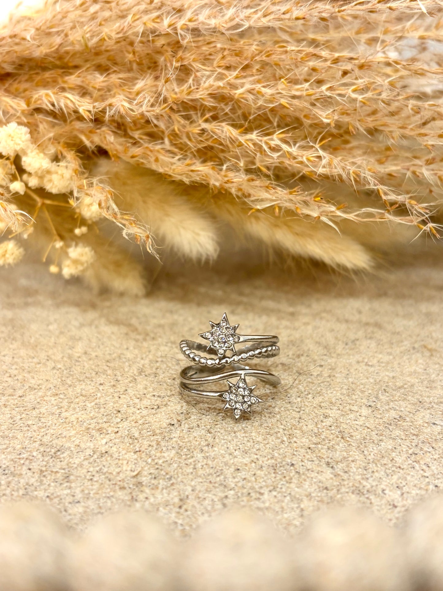 Bague Nathalie en acier inoxydable