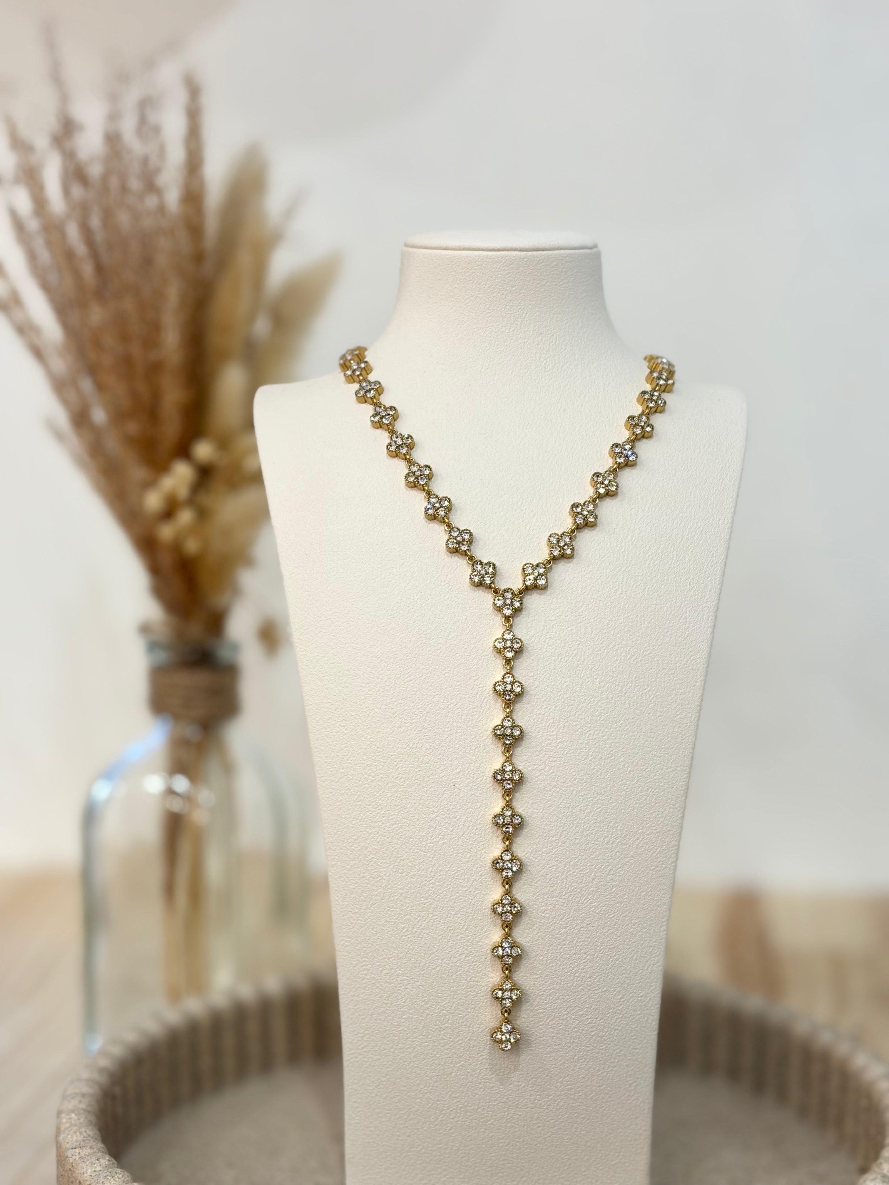 Collier Y Orianne en acier inoxydable