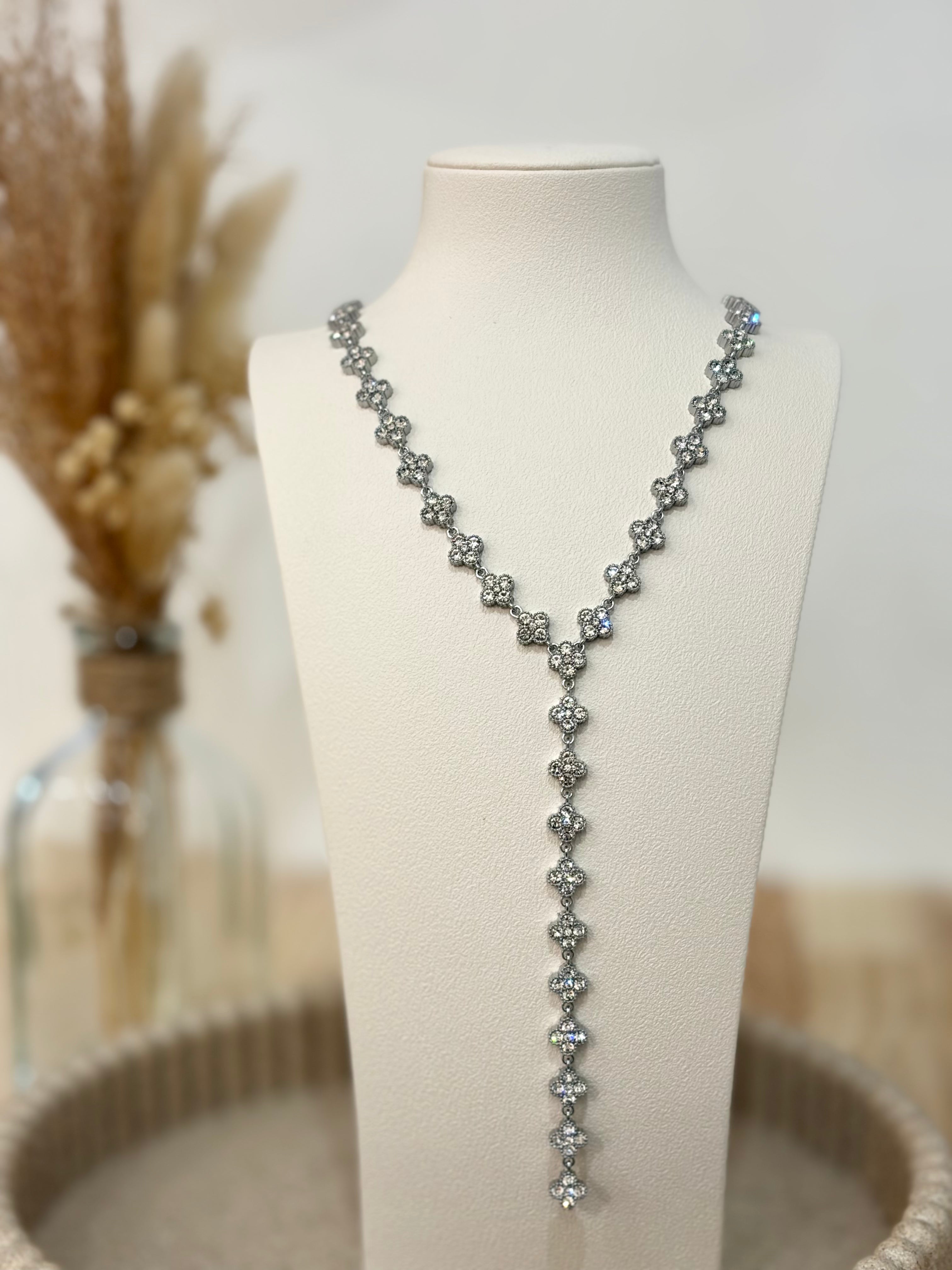 Collier Y Orianne en acier inoxydable