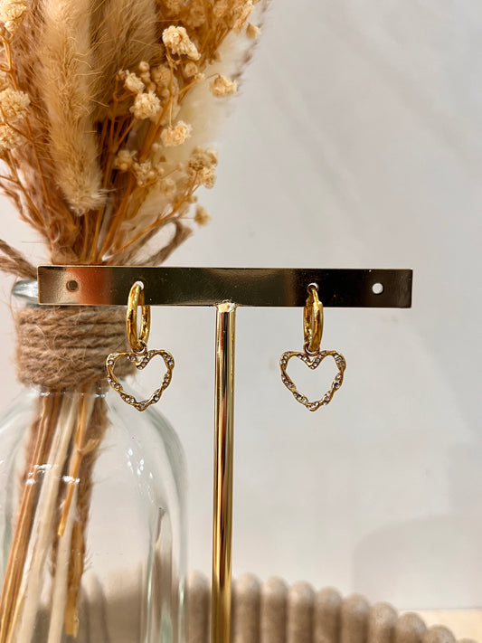 Boucles d'oreilles Angeline en acier inoxydable