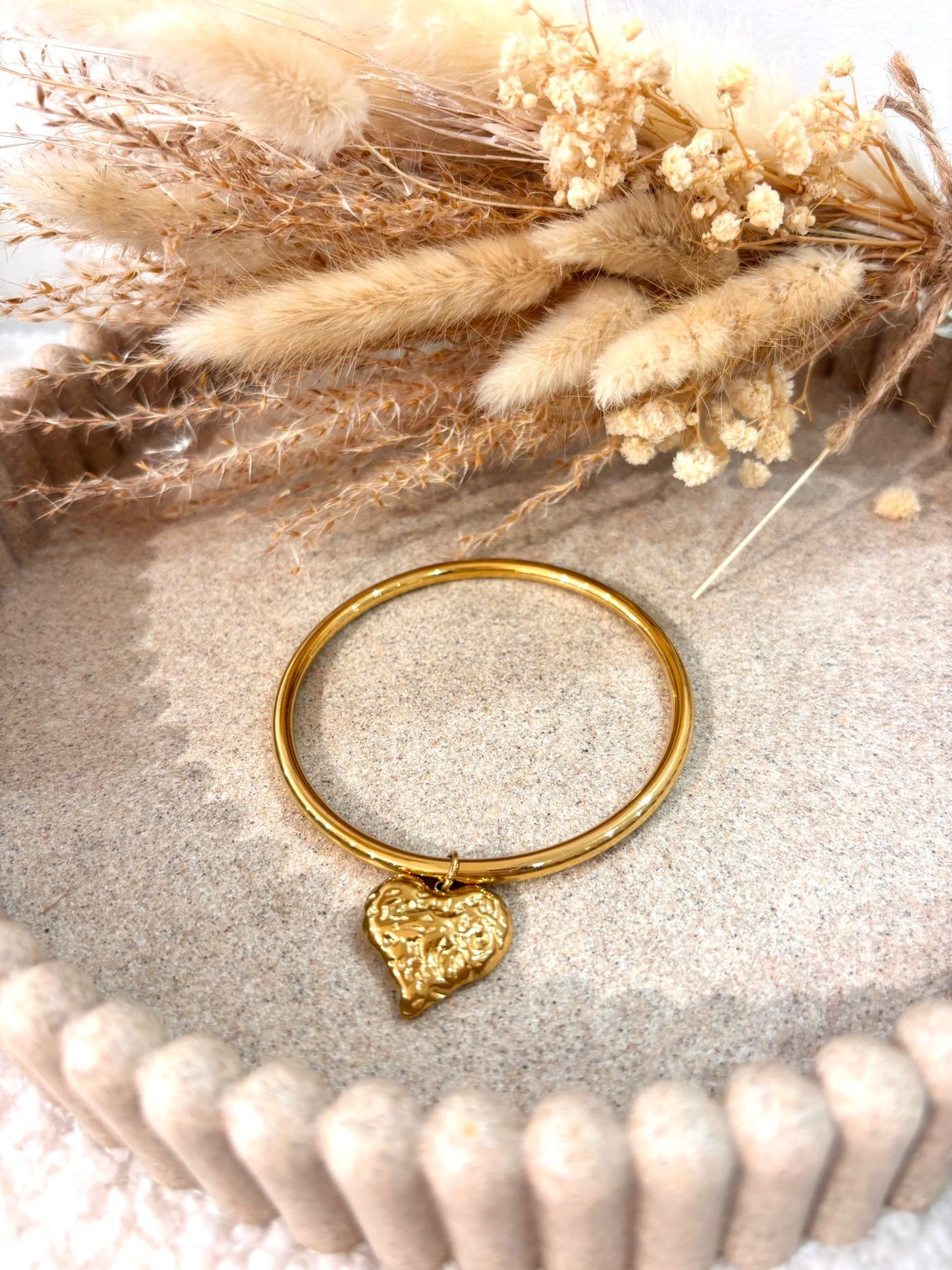 Jonc en acier inoxydable Amor