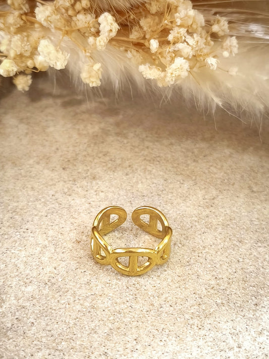 Bague en acier inoxydable Lyria