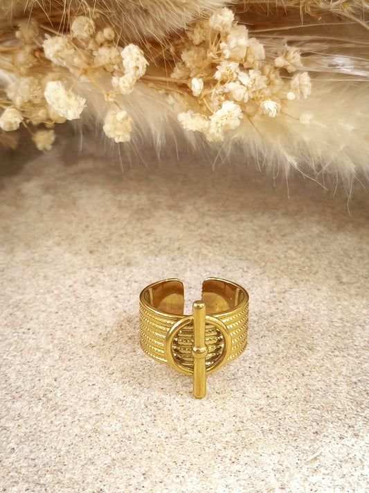 Bague en acier inoxydable Sirena