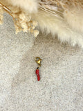 Charms Piment en acier inoxydable