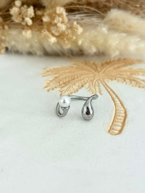 Bague Calyra en acier inoxydable