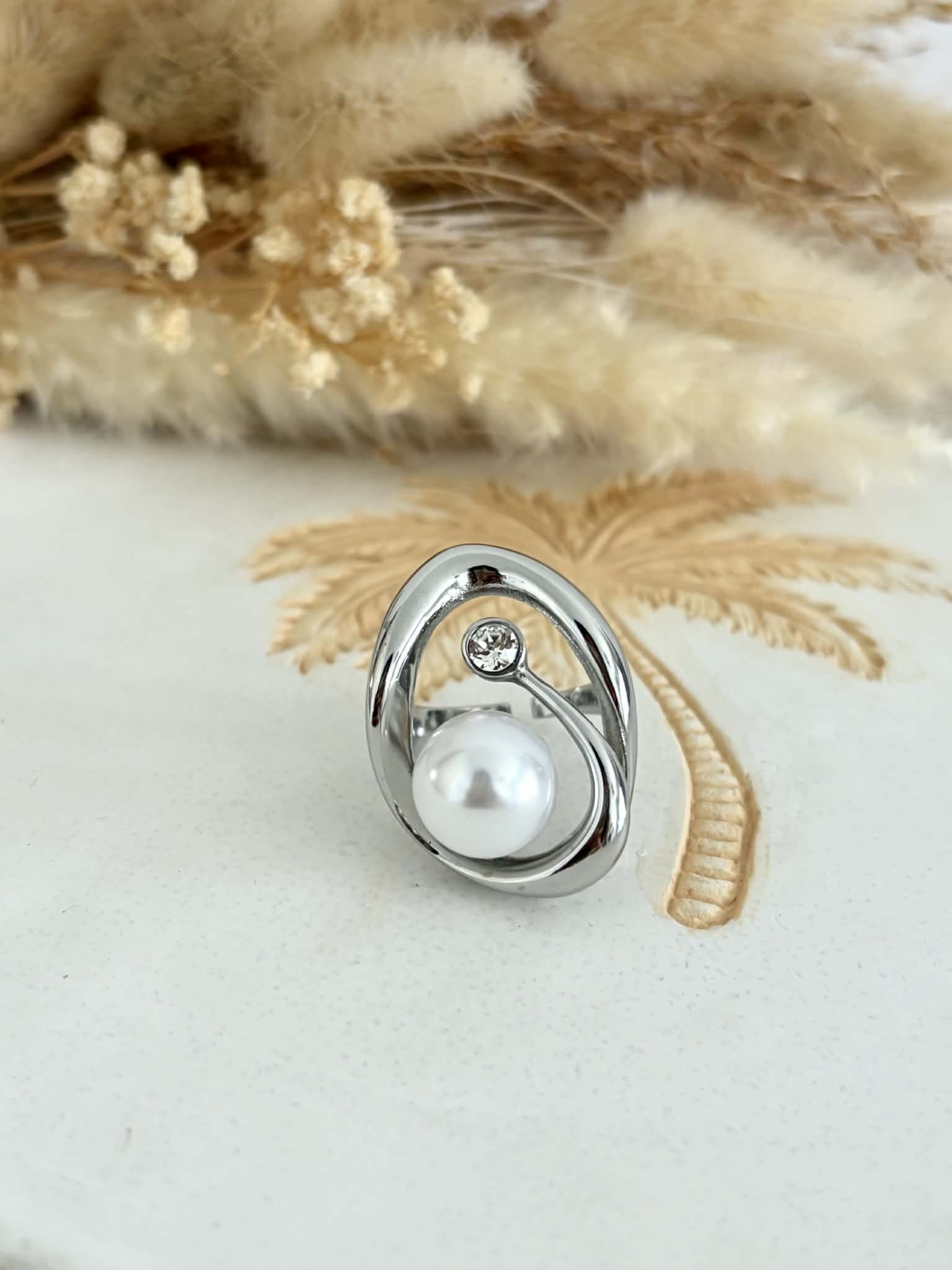 Bague Elyssia en acier inoxydable
