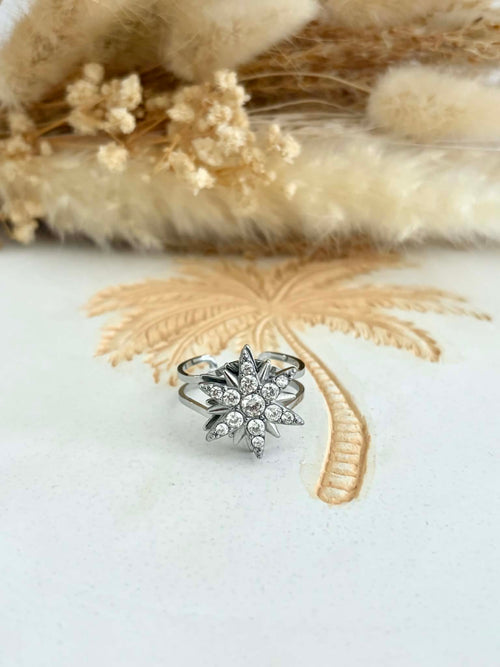Bague anti-stress Zélyana en acier inoxydable