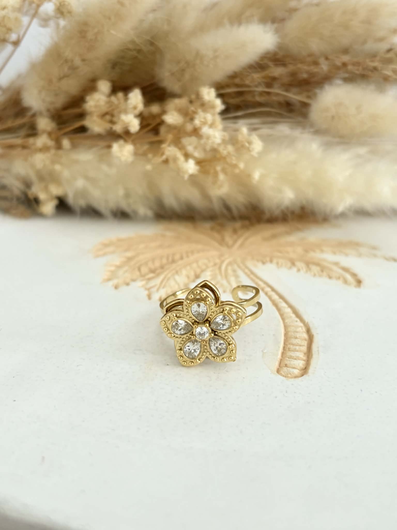 Bague anti-stress Lioraya en acier inoxydable
