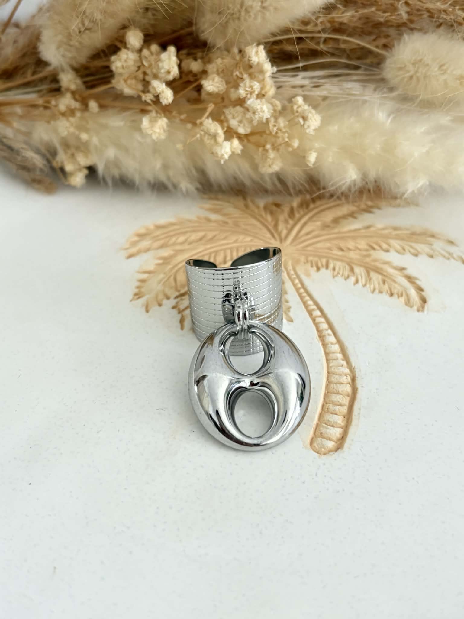 Bague Naélyra en acier inoxydable