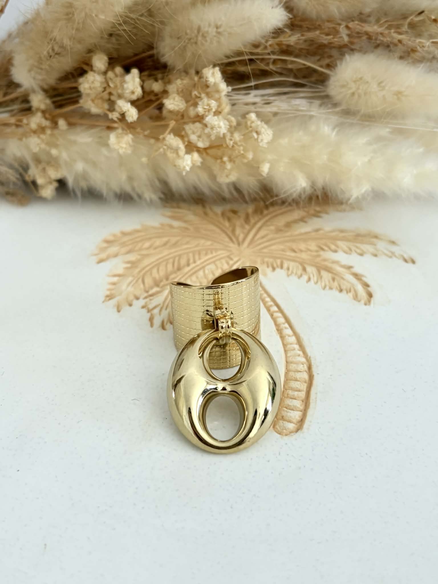 Bague Naélyra en acier inoxydable