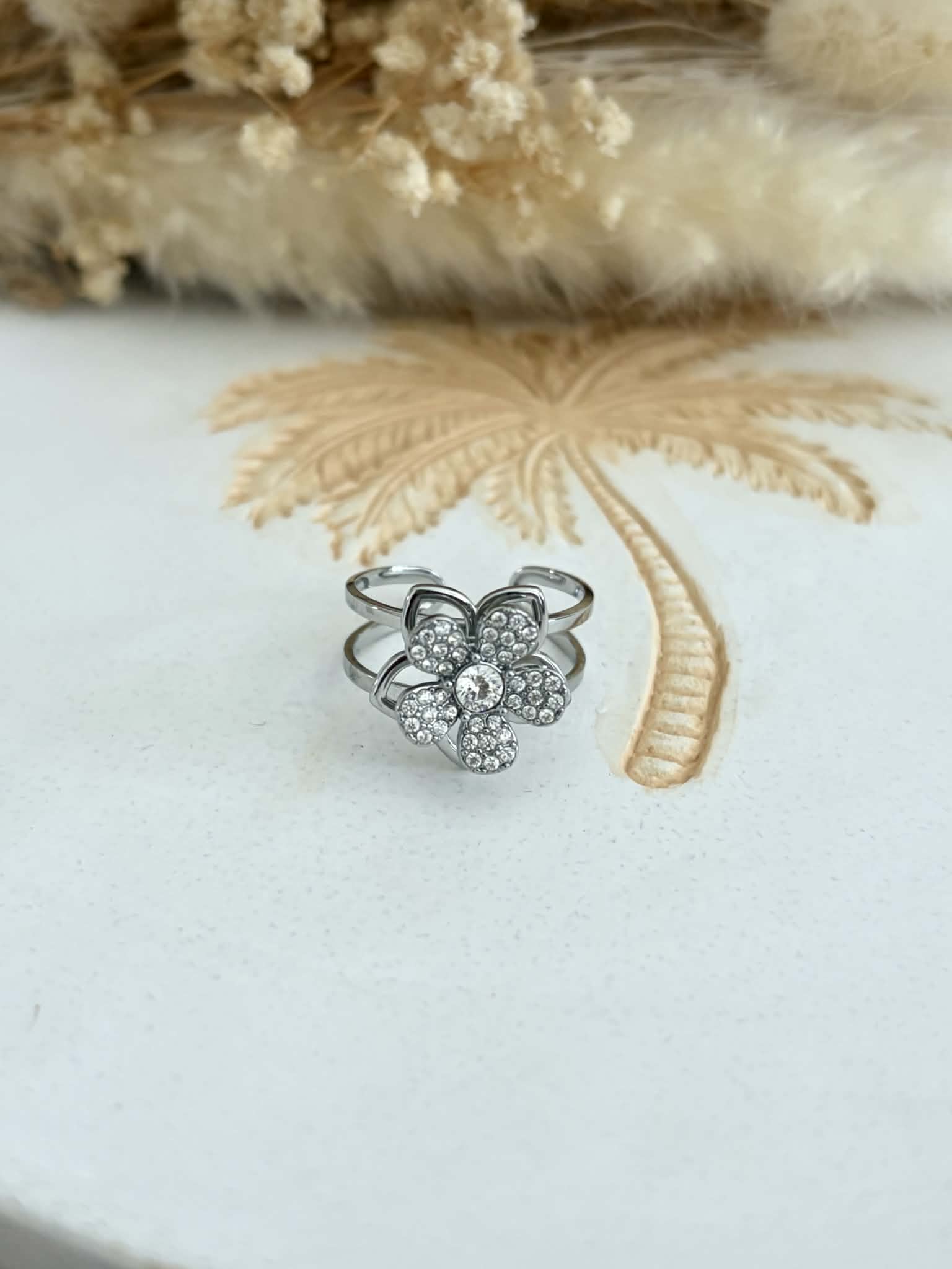 Bague anti stress Noréa en acier inoxydable