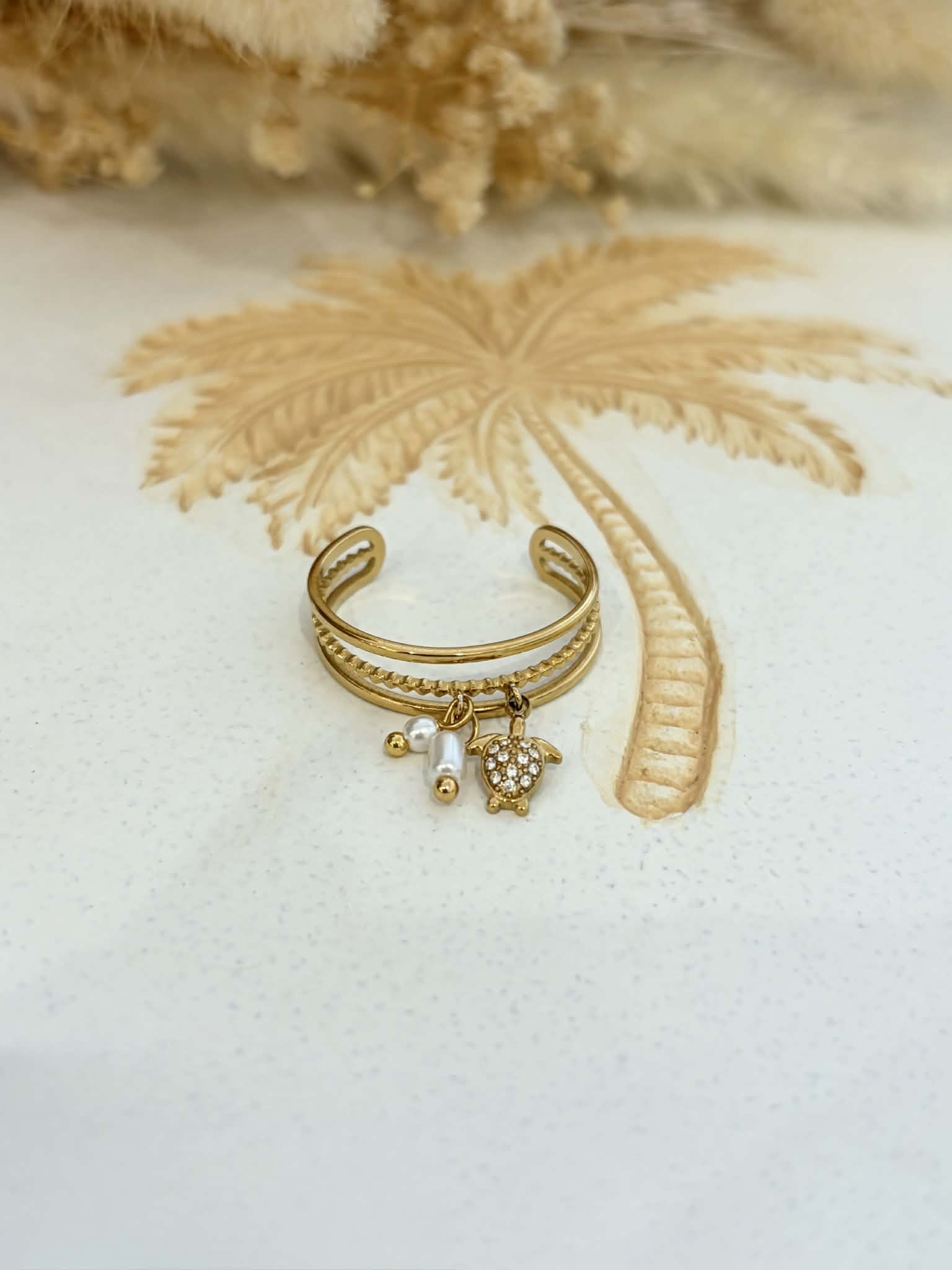 Bague Nyélia en acier inoxydable
