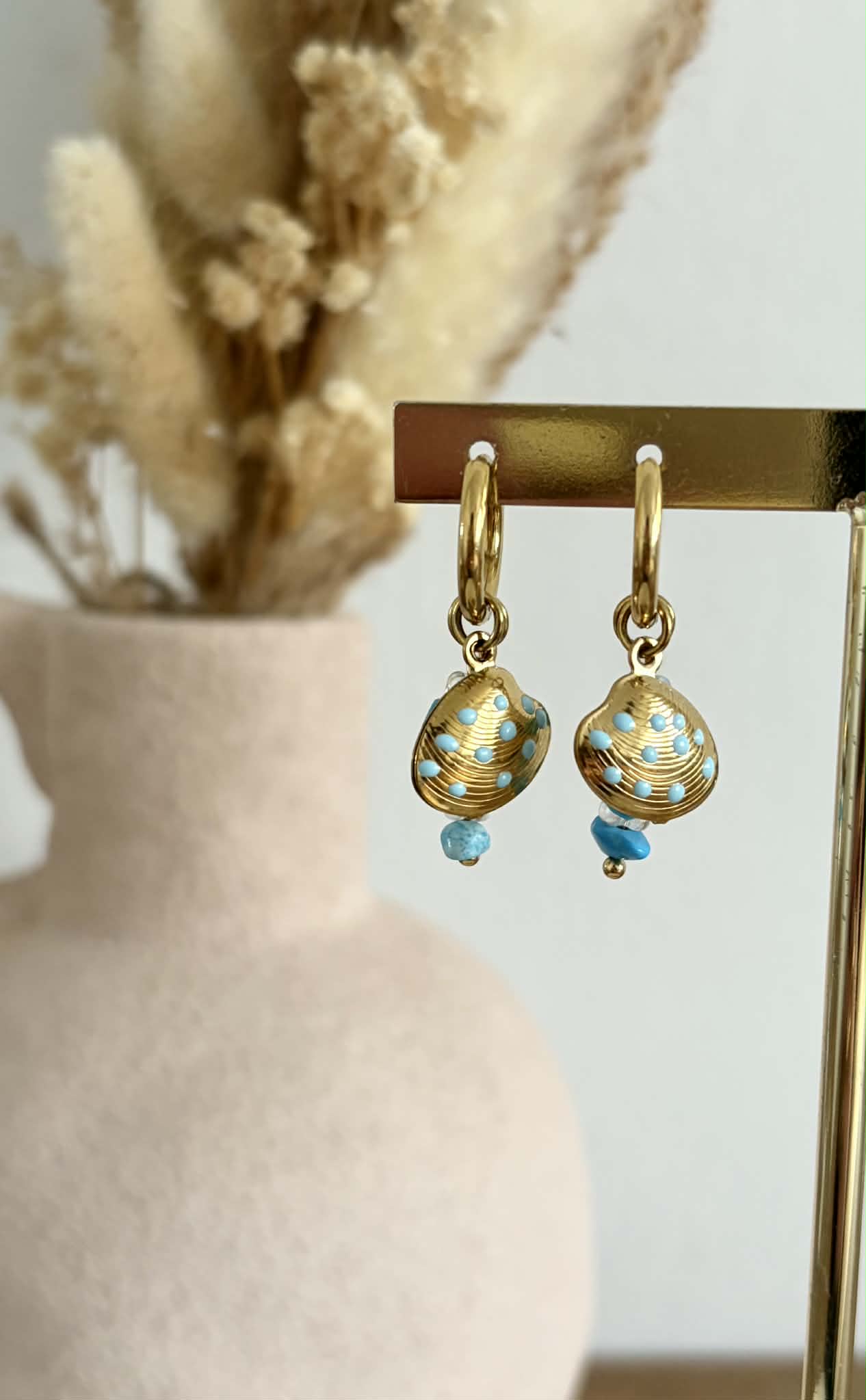 Boucles d’oreilles Virelya en acier inoxydable