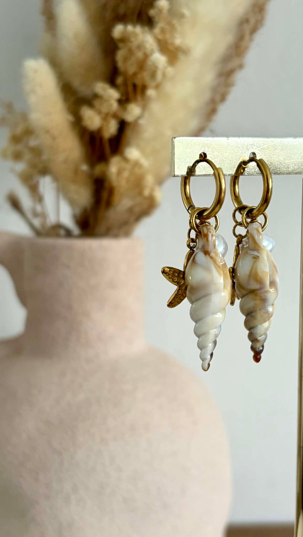 Boucles d’oreilles Liorina en acier inoxydable