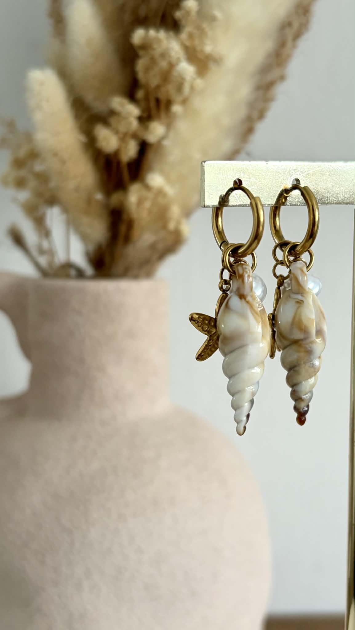 Boucles d’oreilles Liorina en acier inoxydable