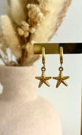 Boucles d’oreilles Alvéria en acier inoxydable