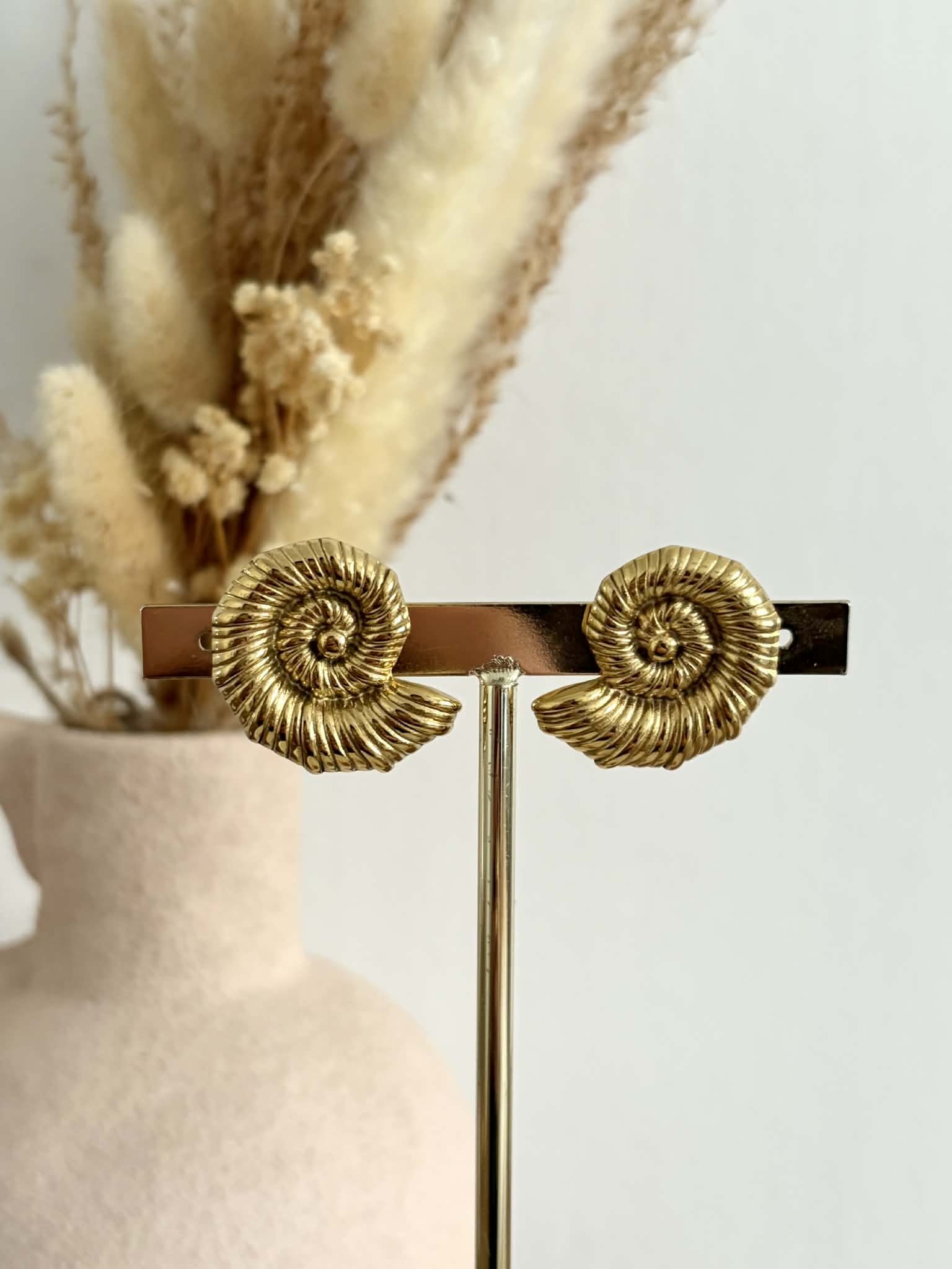 Boucles d’oreilles Velyra en acier inoxydable