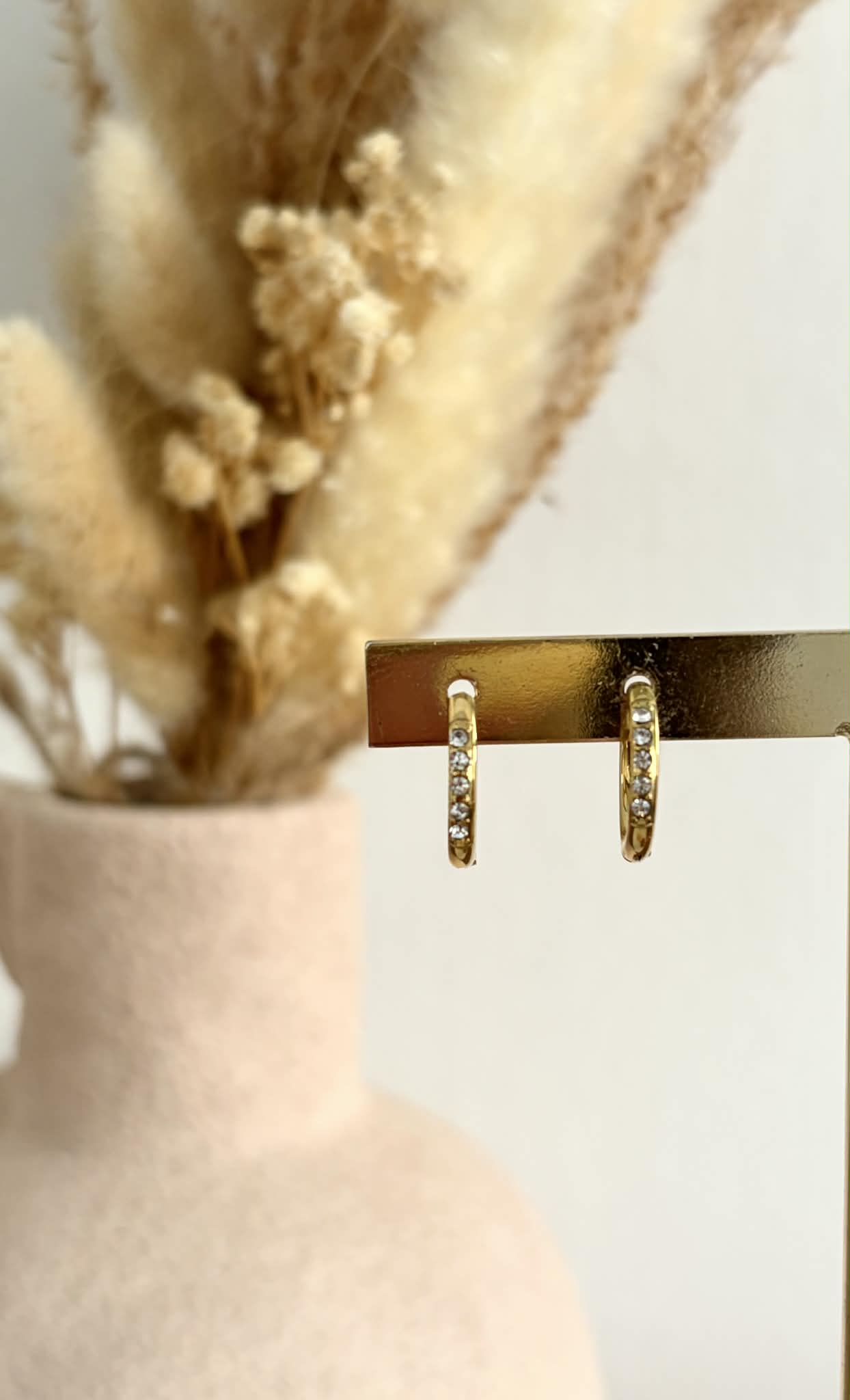 Boucles d’oreilles Nyélia en acier inoxydable