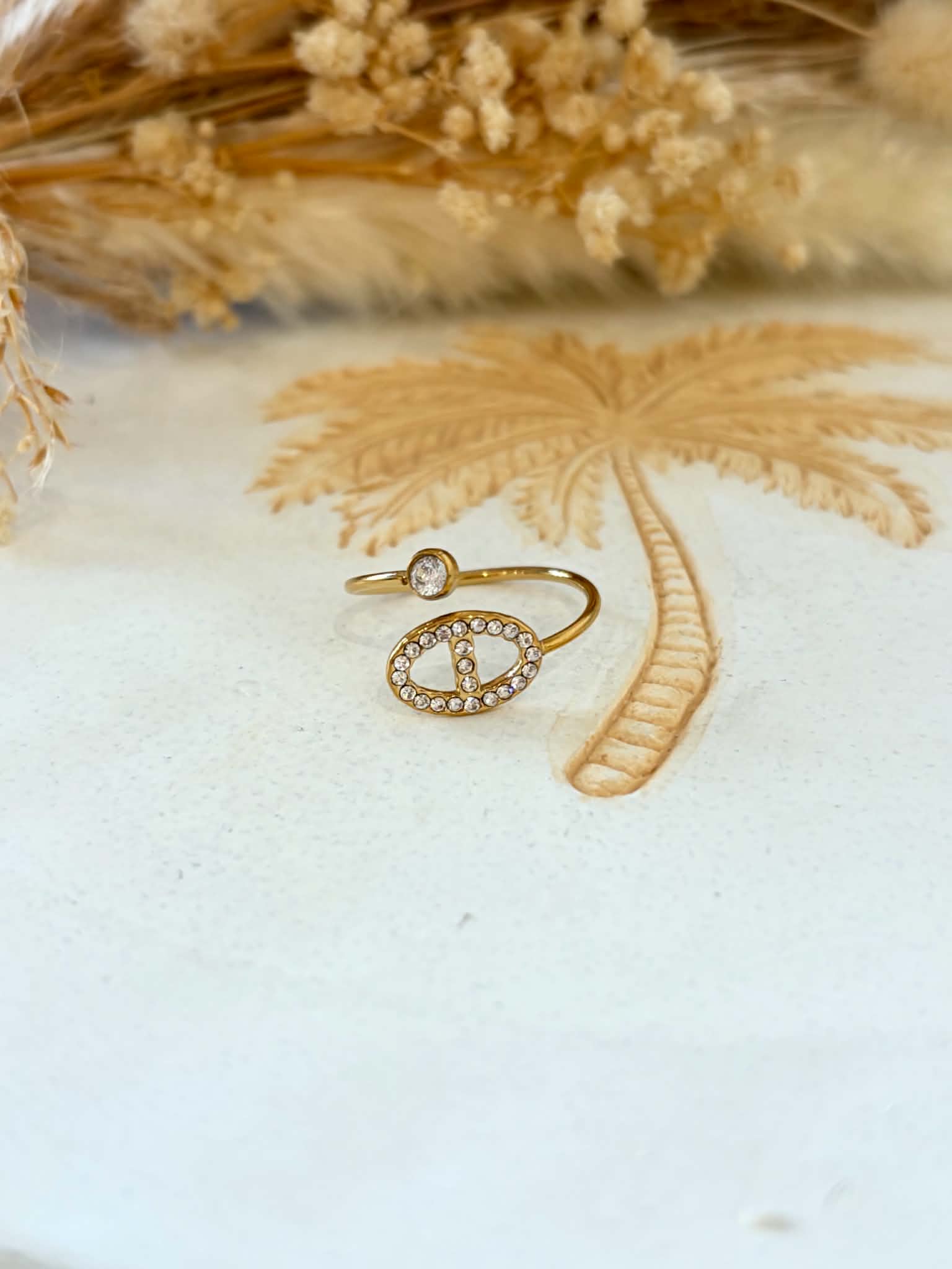 Bague Isalya en acier inoxydable