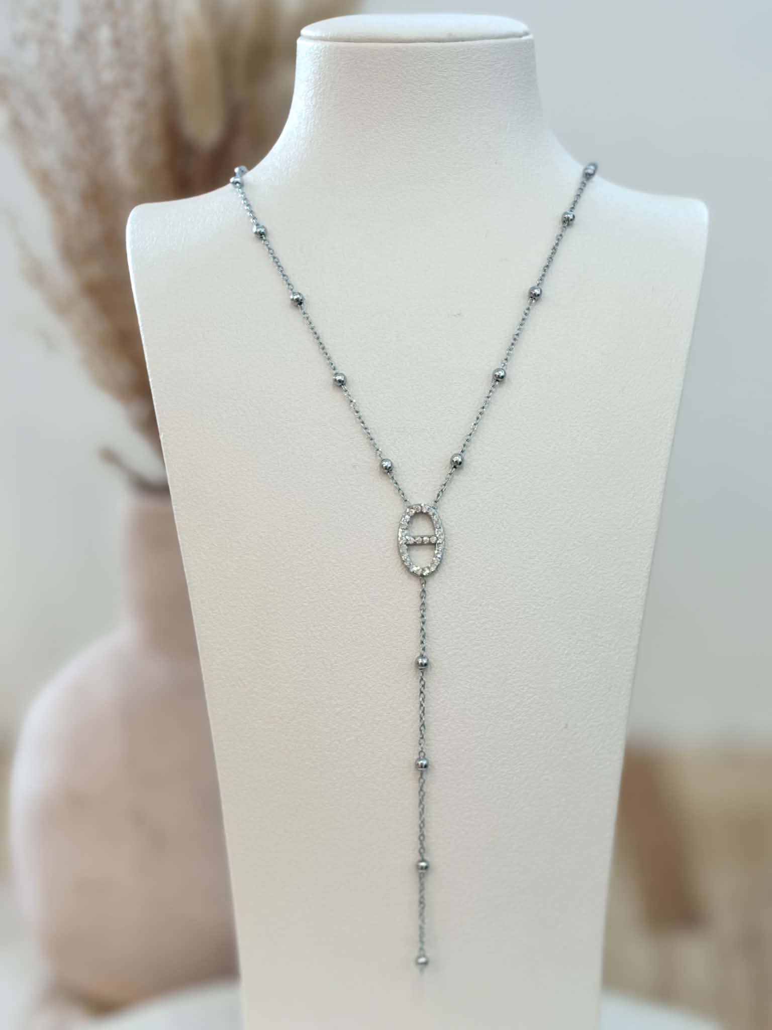 Collier Y Elzoria en acier inoxydable