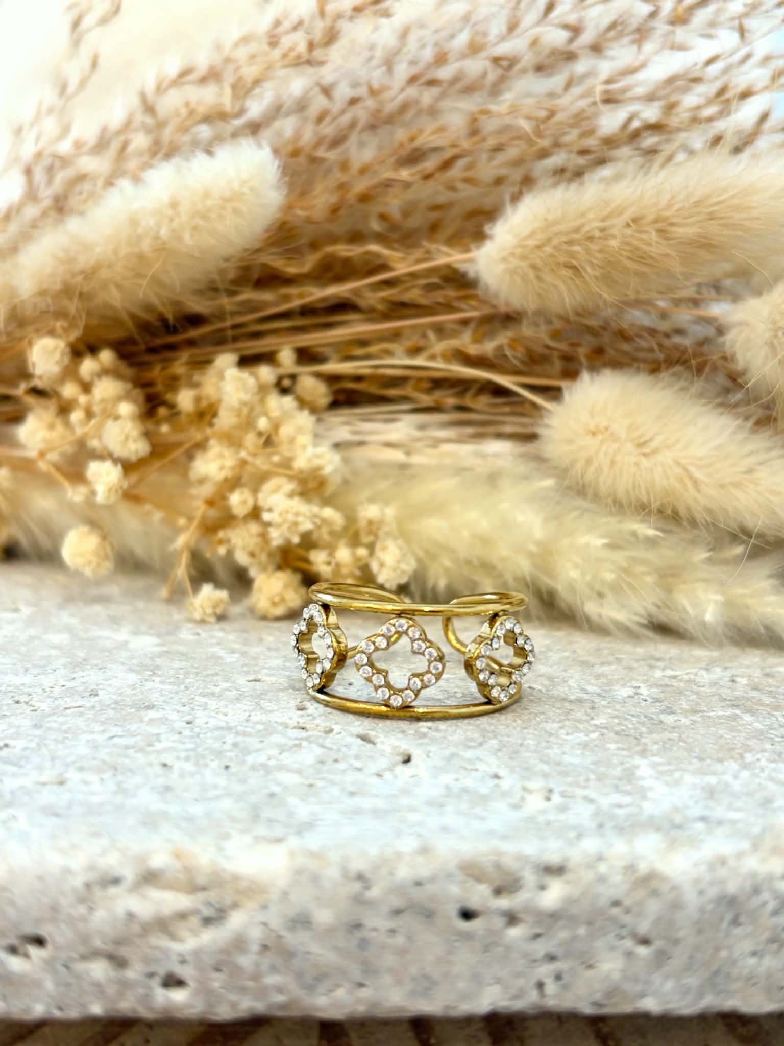 Bague Amélyne en acier inoxydable