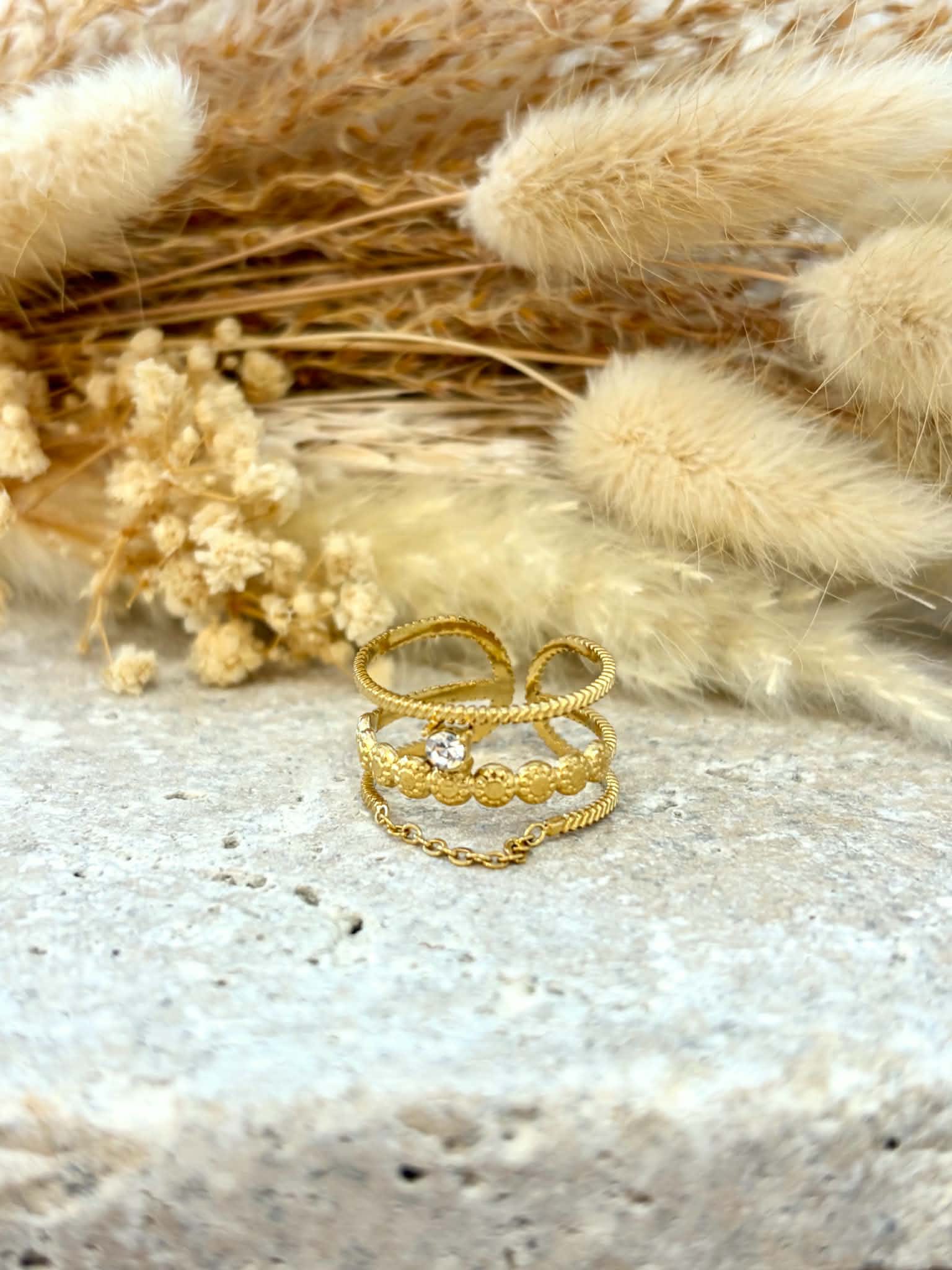 Bague Naïra en acier inoxydable