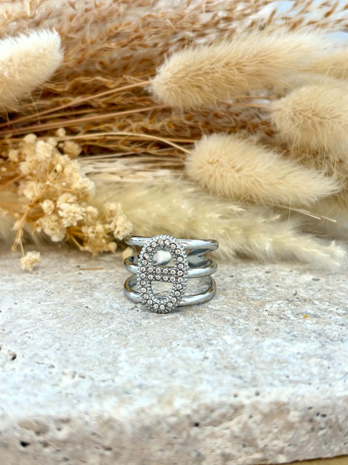 Bague Céliane en acier inoxydable