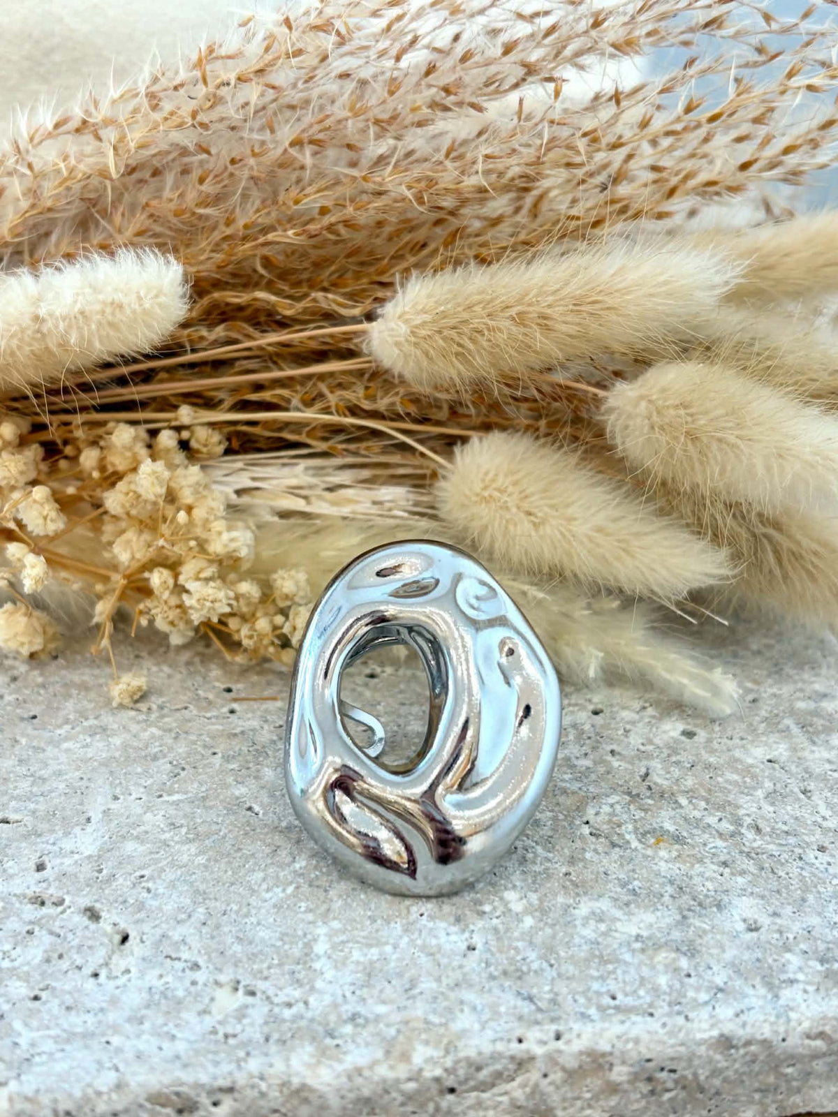 Bague Léonora en acier inoxydable