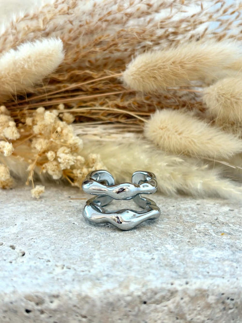 Bague Azélie en acier inoxydable