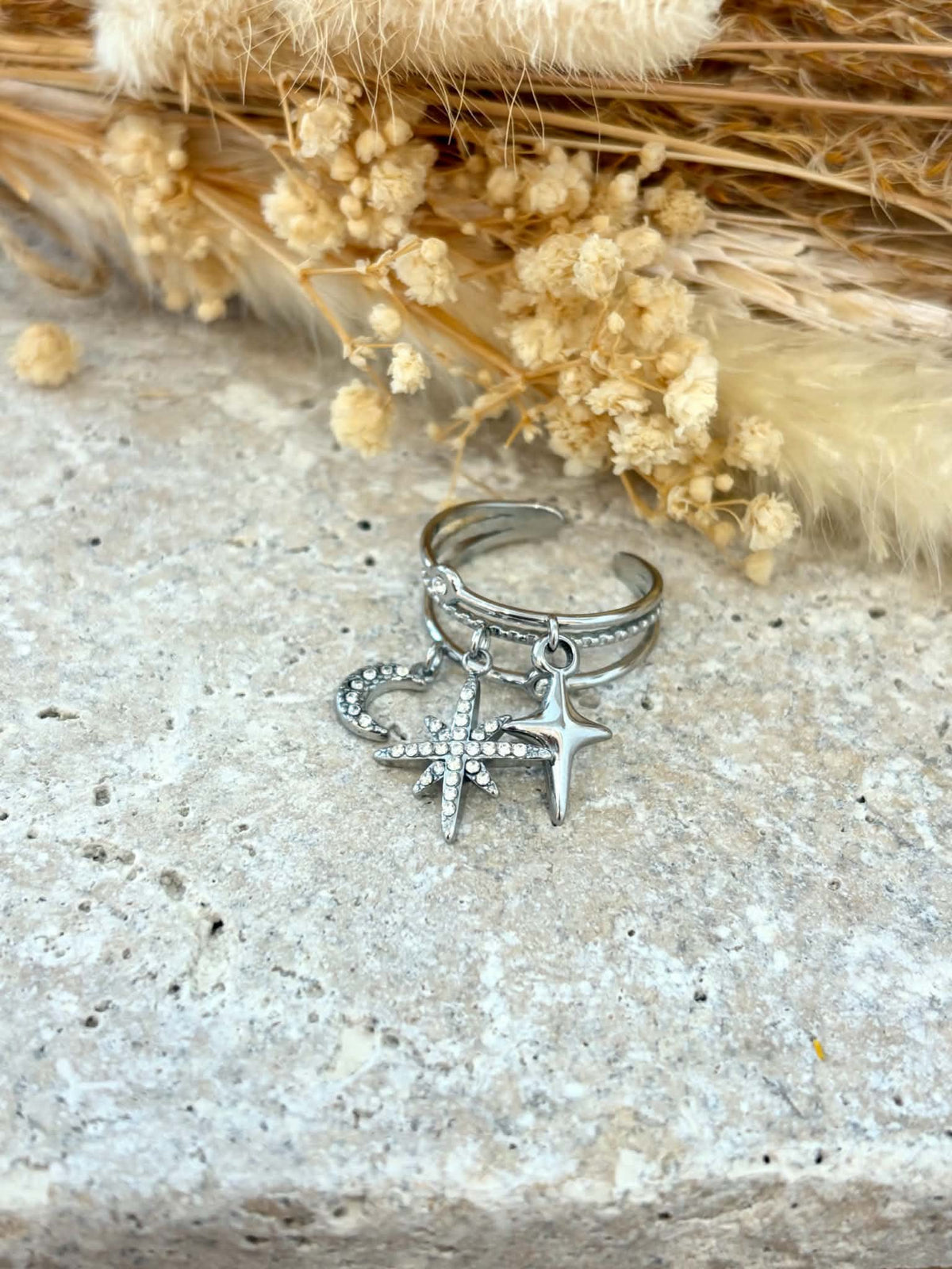 Bague Olympe en acier inoxydable