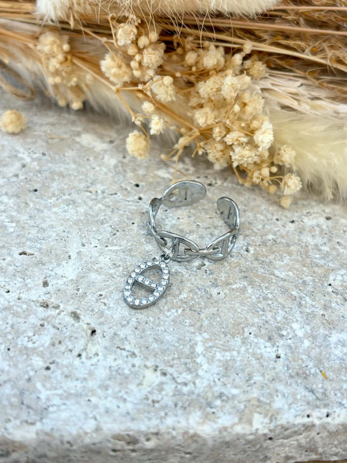 Bague Éléora en acier inoxydable