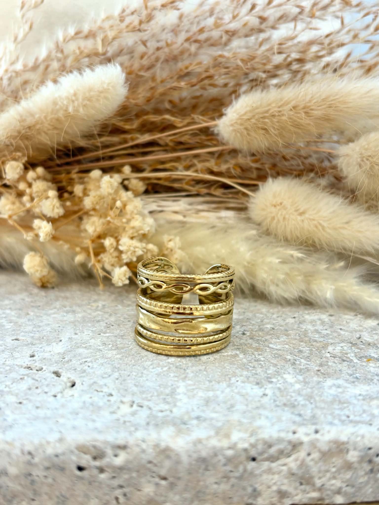 Bague Myléna en acier inoxydable