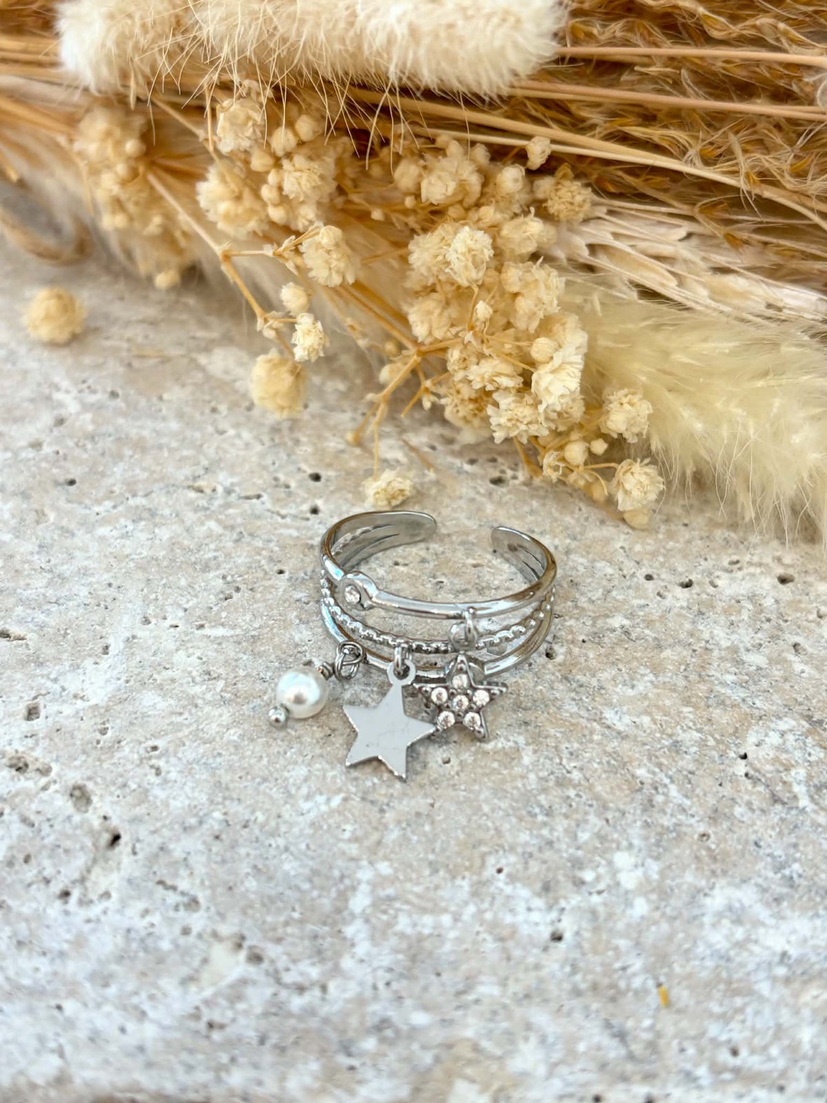 Bague Améline en acier inoxydable
