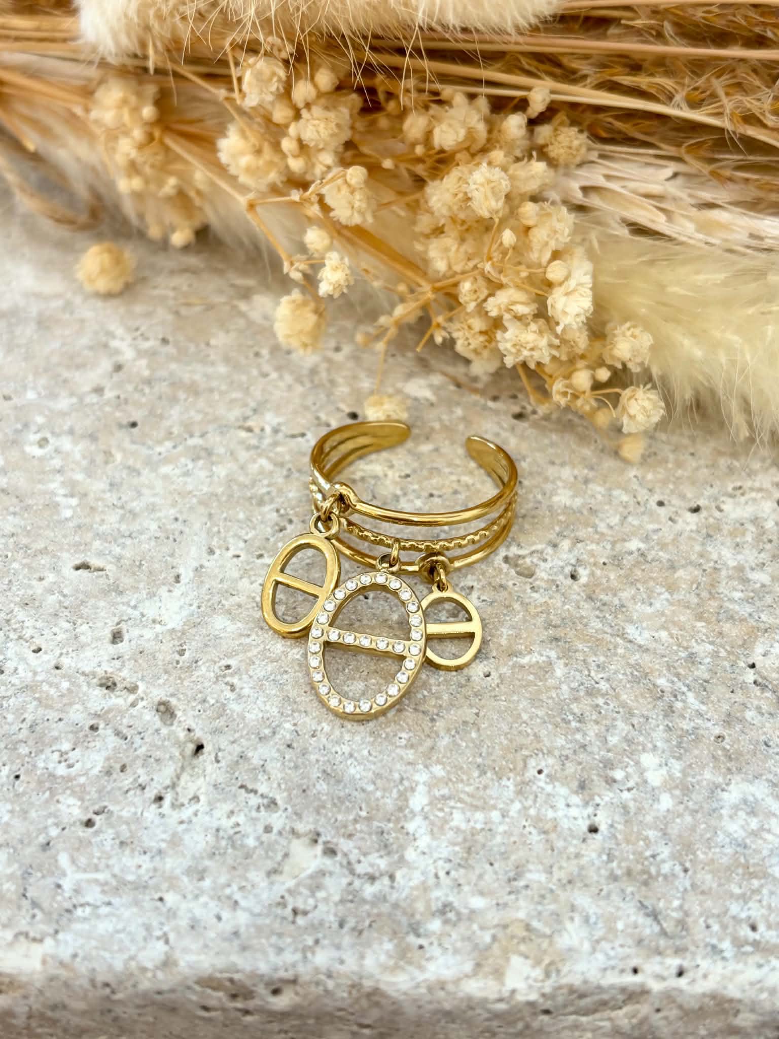Bague Oriana en acier inoxydable