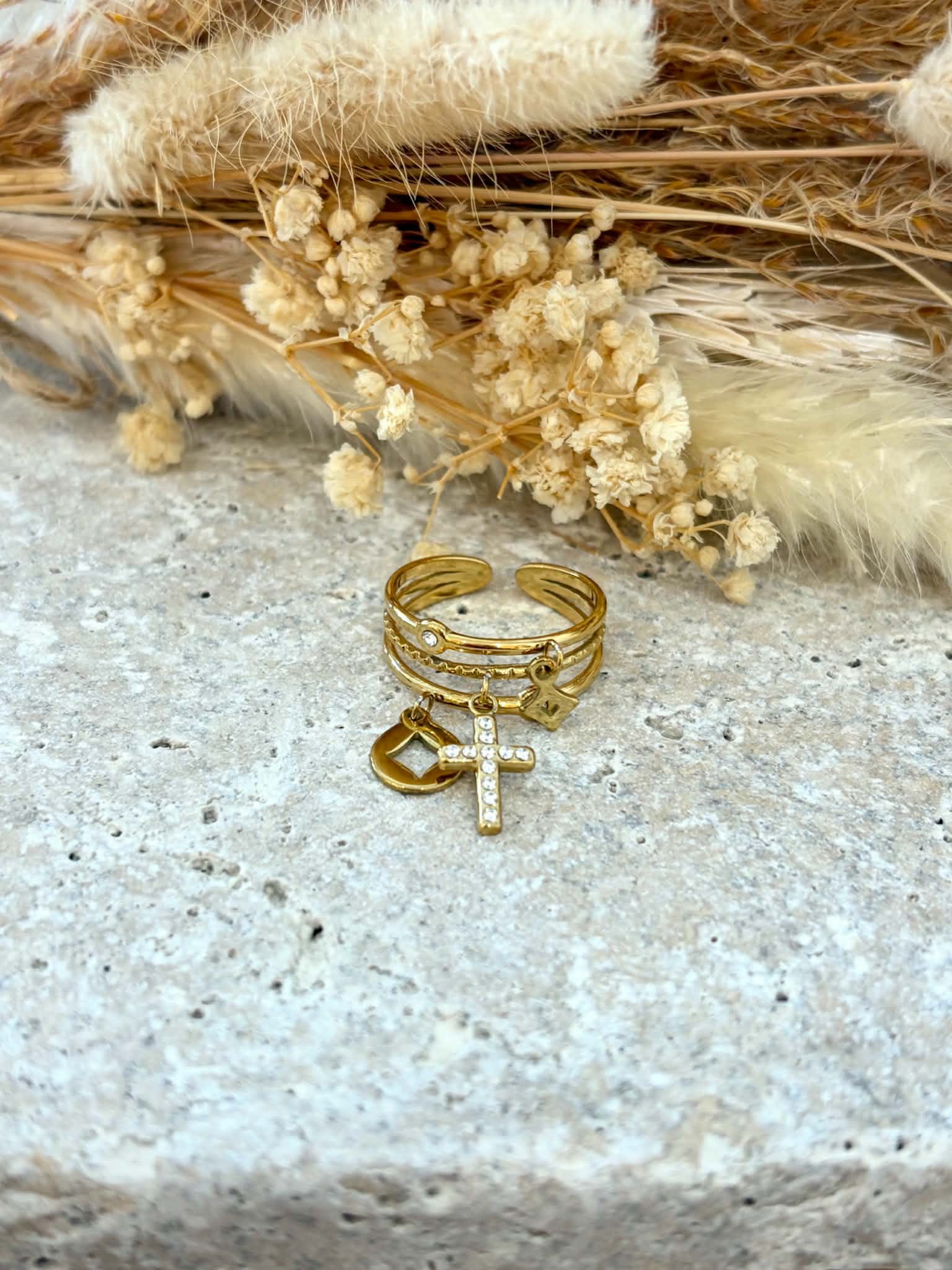 Bague Évania en acier inoxydable