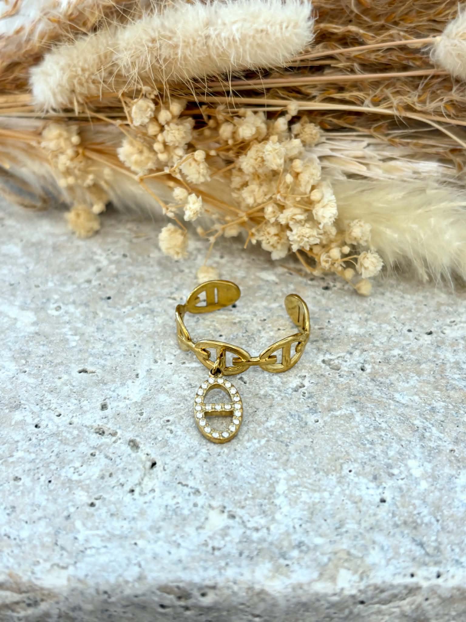 Bague Éléora en acier inoxydable