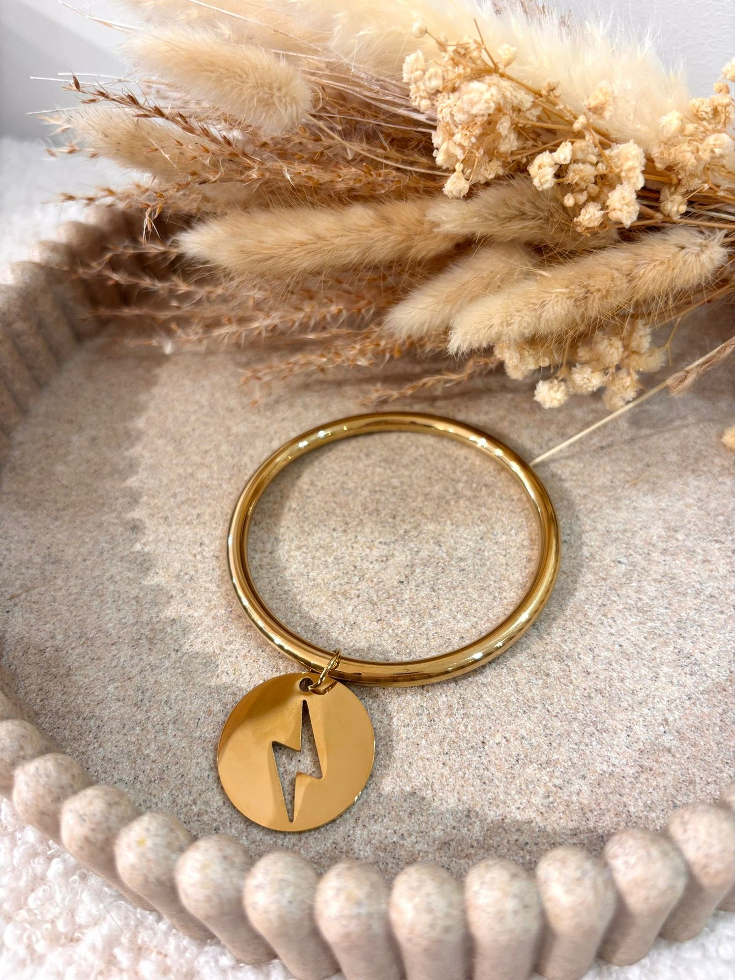 Jonc Salomé en acier inoxydable