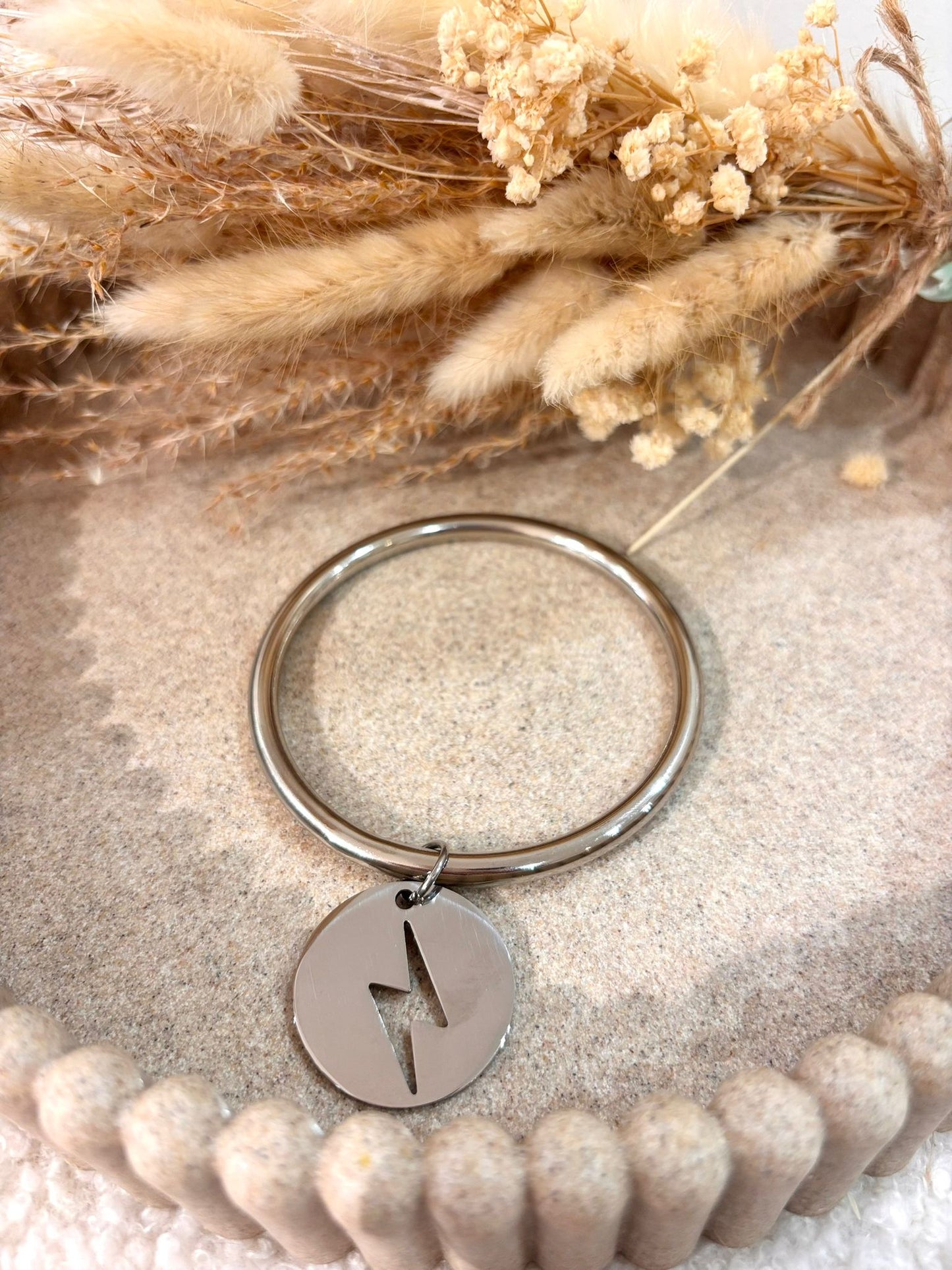 Jonc Salomé en acier inoxydable